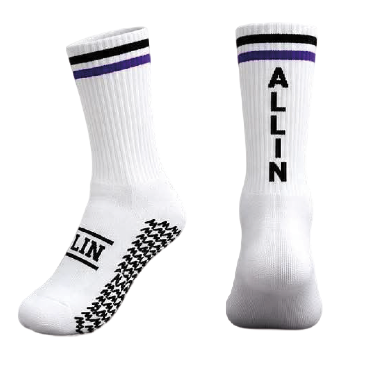 ALL IN GRIP SOCKS - WHITE
