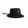 Black Bucket Hat - White Weston Logo