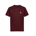 Burgundy Tee - Weston Logo