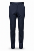 Navy Cotton Dress Pants