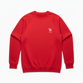Red Crewneck - White Weston Logo