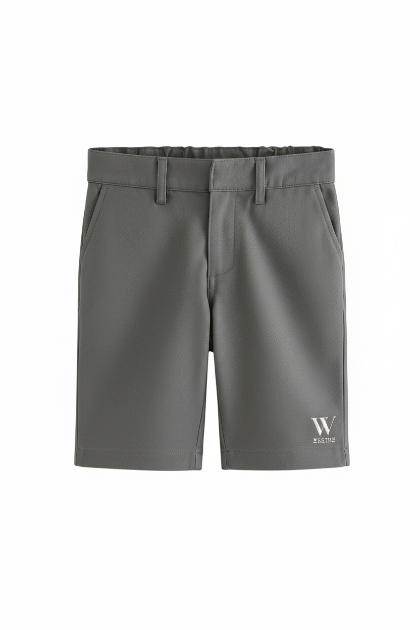 Weston Grey School Shorts - White BG