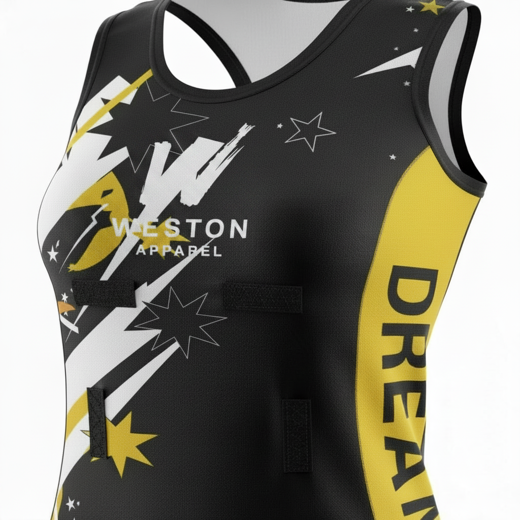 Weston Netball Dress - Detail