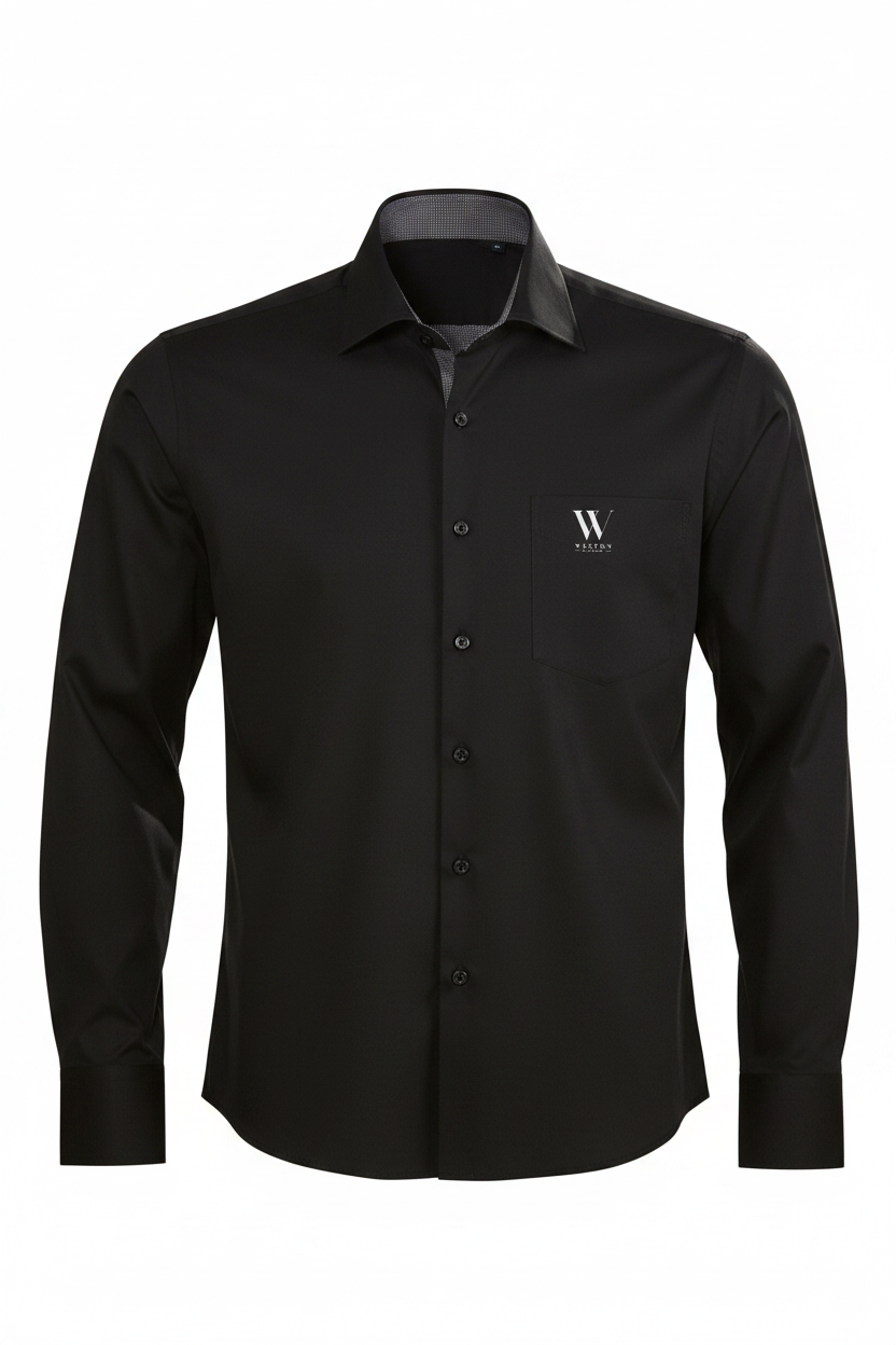 Weston Office Shirt - Black