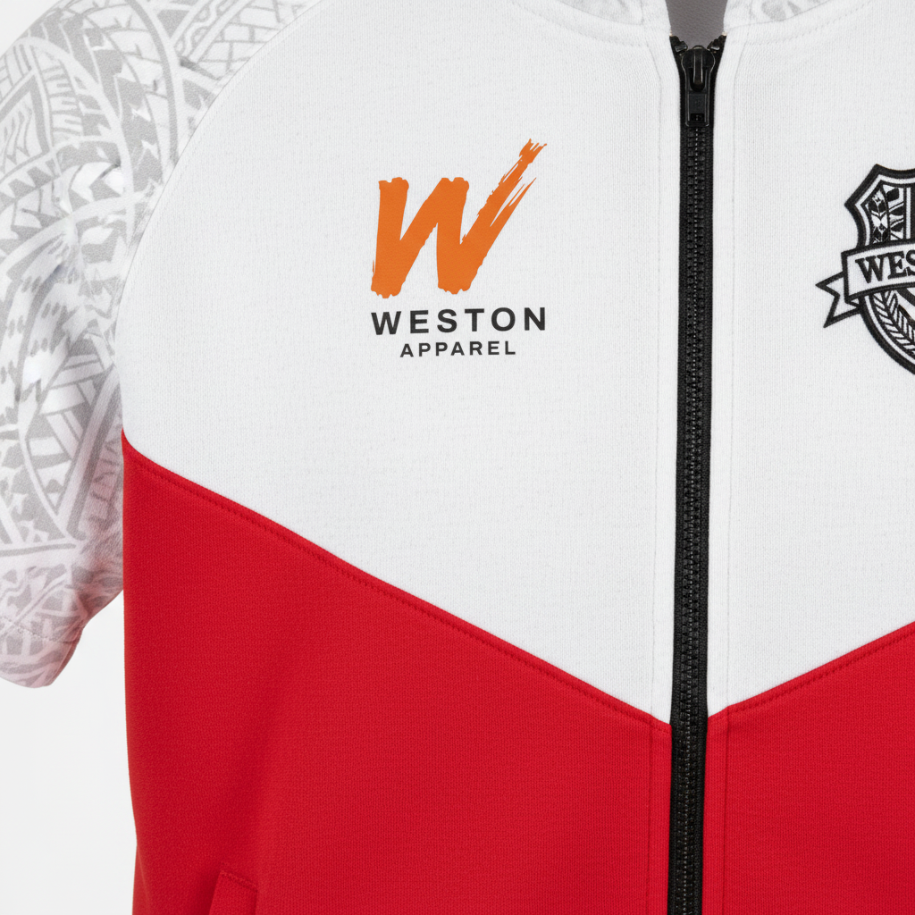 Weston Short-Sleeve Zip Hoodie - Detail