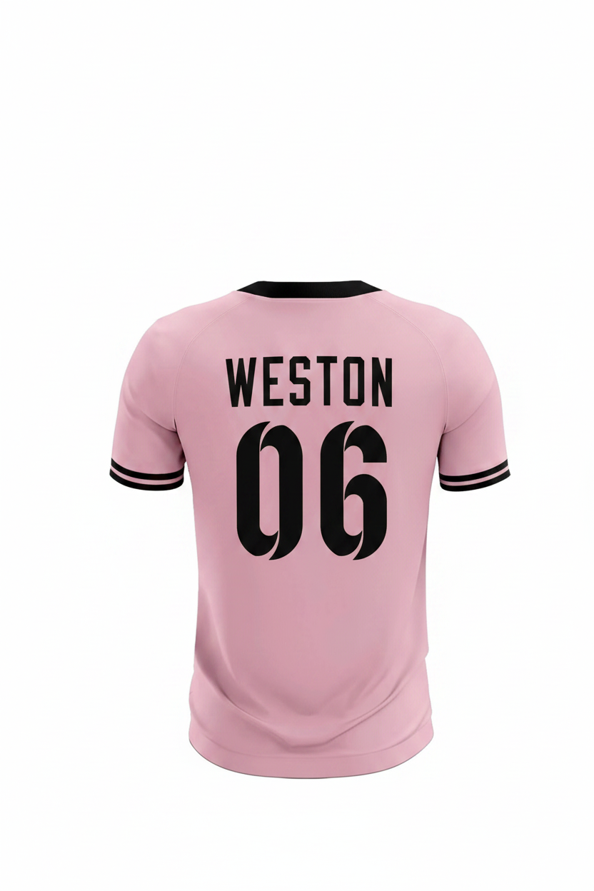 Weston Soccer Jersey - Back Only